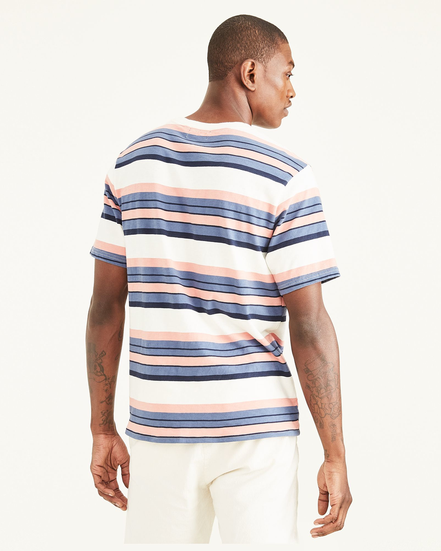 (image for) Practical Striped Tee Shirt, Regular Fit